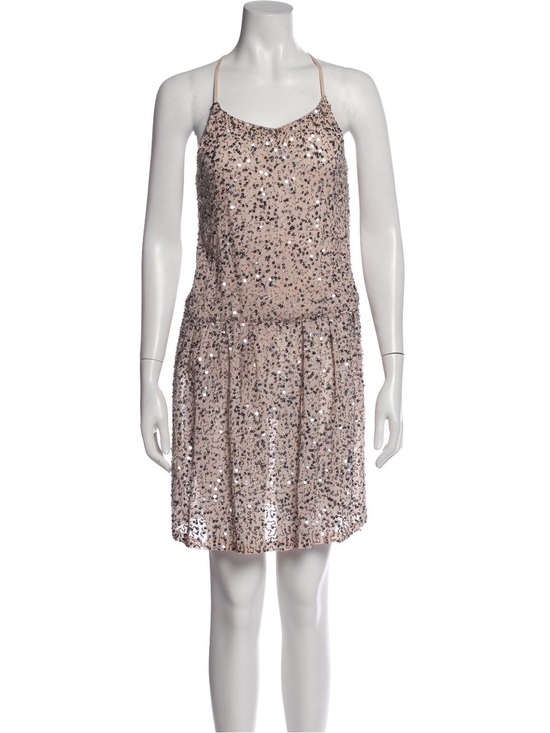 Alice + Olivia Dresses & Skirts - Alice + Olivia pink sequin blouson mini dress